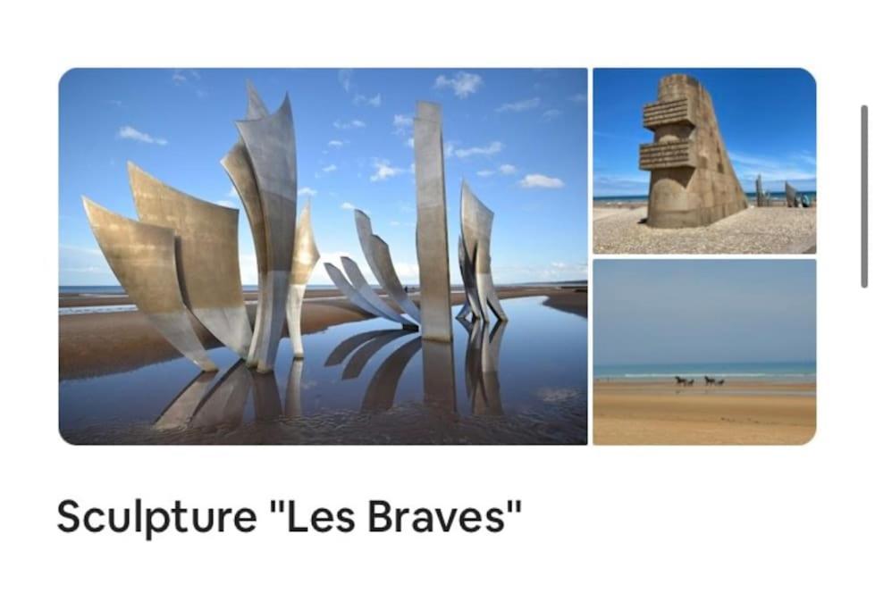 Au Coeur D'Omaha Beach- Colleville-Sur-Mer- Gite 2 Εξωτερικό φωτογραφία
